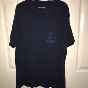 Qias omar I feel like a hypebeast tee shirt Large